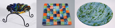 Art Glass, Bowls & Plates